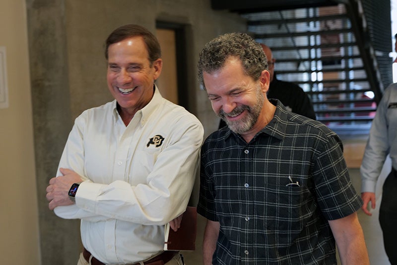 CU President Saliman on Colorado Community Tours