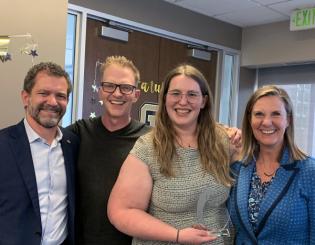D’Elia recognized as President’s Employee of the Year